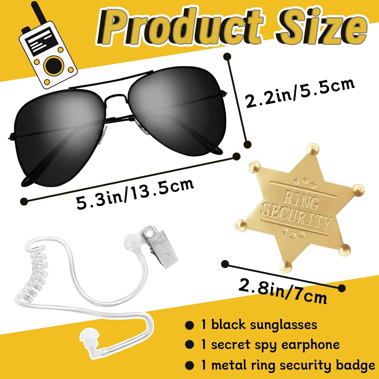 Premium Security Spy Ring Bearer Set for Kids