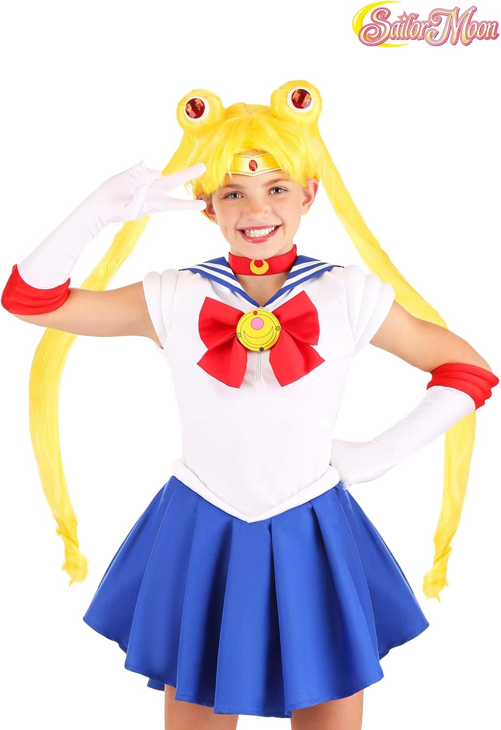 Fun Costumes Sailor Moon Kids Wig Standard