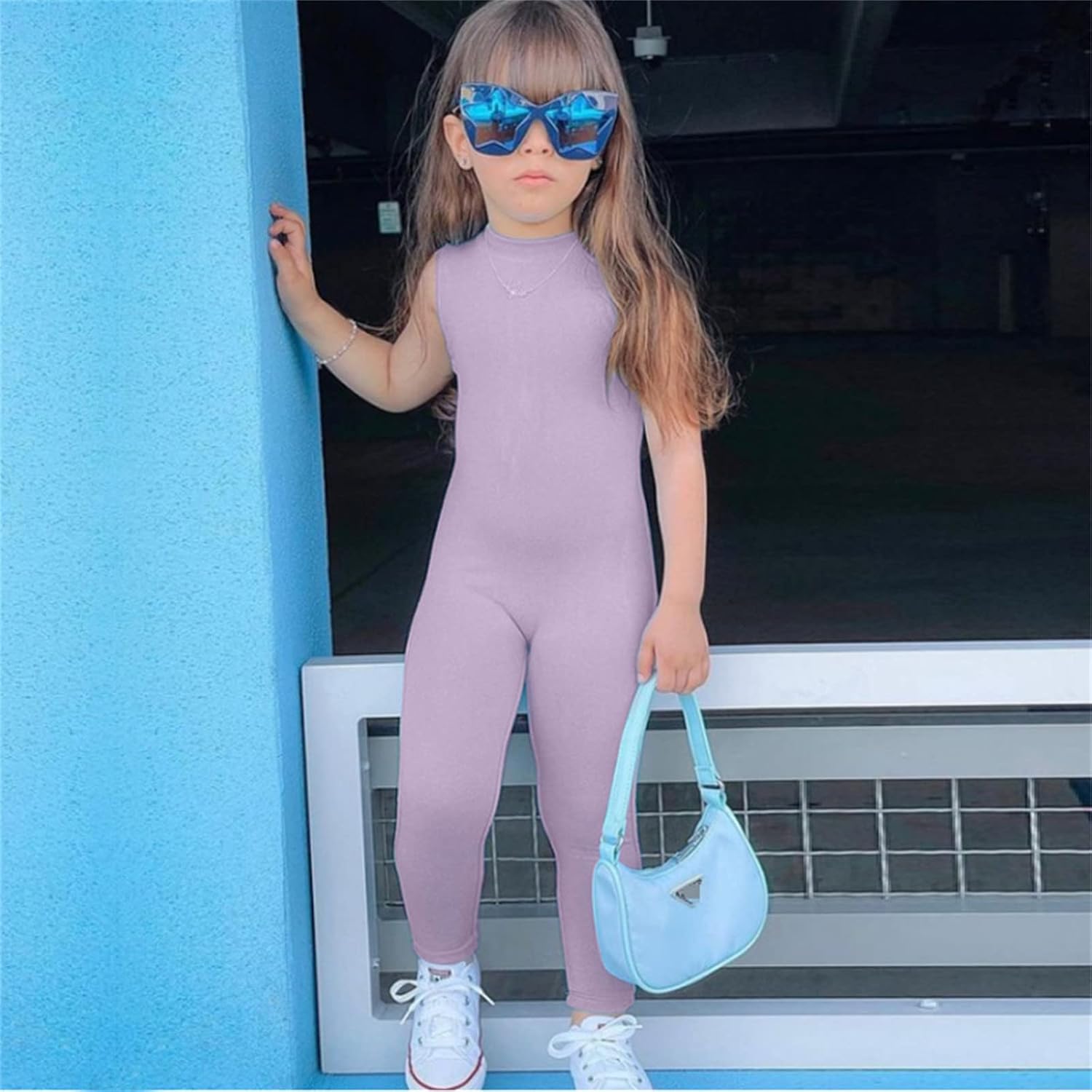 SZZY Kids Halloween Party Outfit 2-3 Years Purple