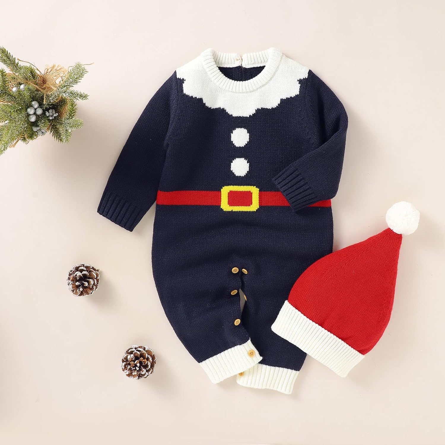 My First Christmas Romper