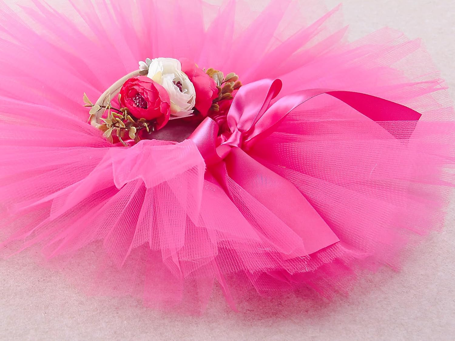Elegant Tutu Skirt Headband Set for Baby Girls