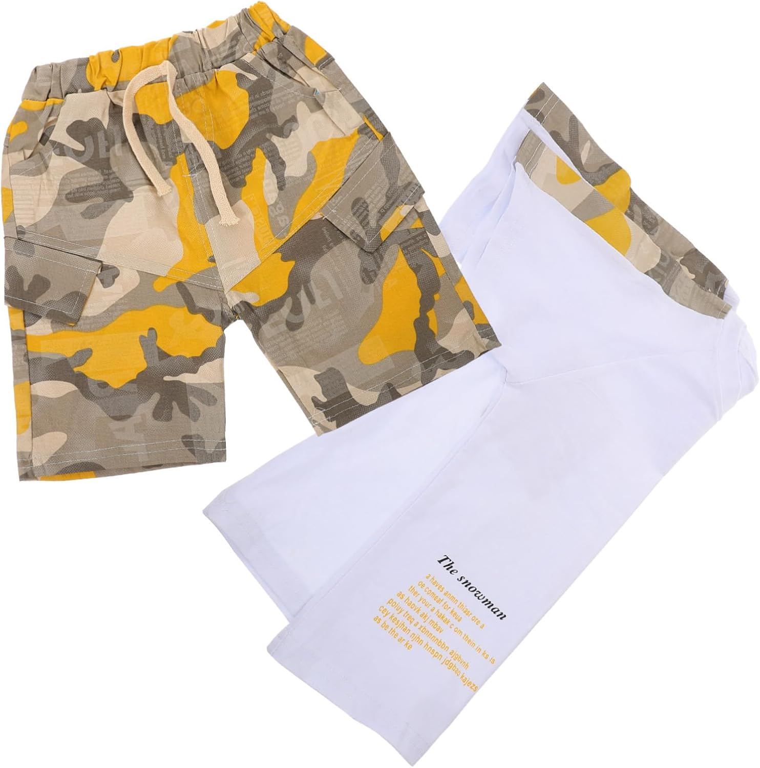 KESYOO Boys Summer Set Trendy T-Shirt Pants for Maximum Coolness