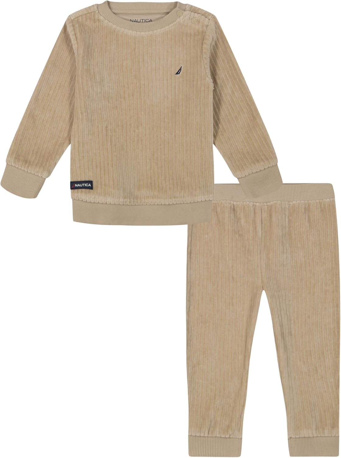 Nautica Boys 2-Piece Velour Pant Set - Scope of Style with Comfort
