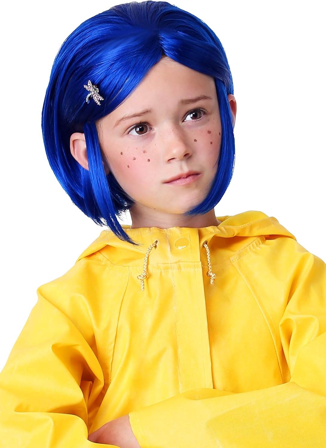 Fun Costumes Kids Coraline Blue Wig for Girls