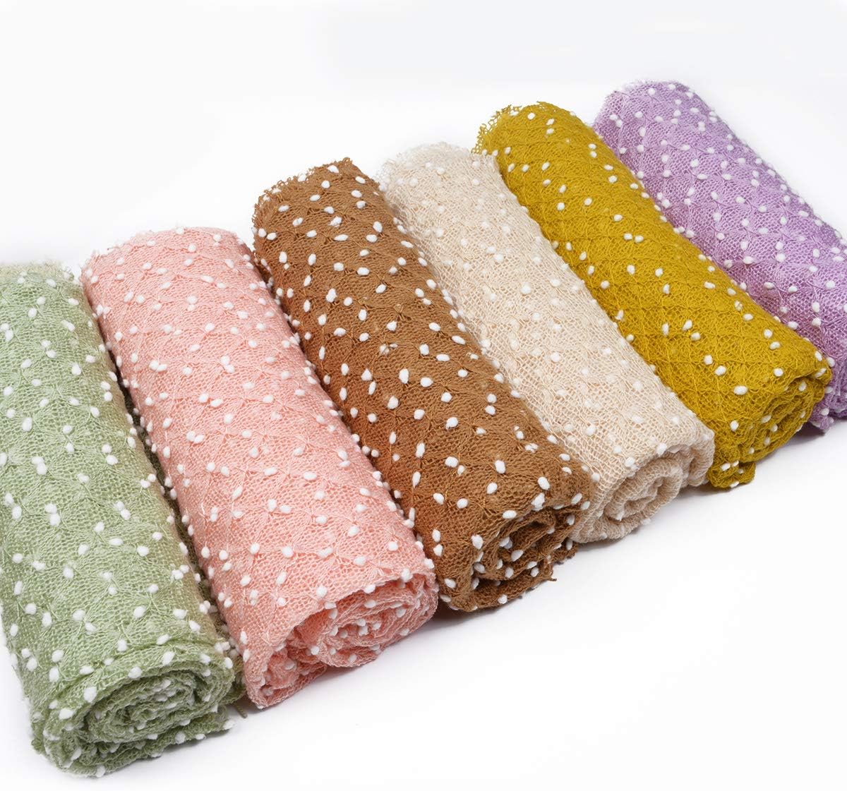 Newborn Dot Pattern Monthly Outfits Blanket for Photography