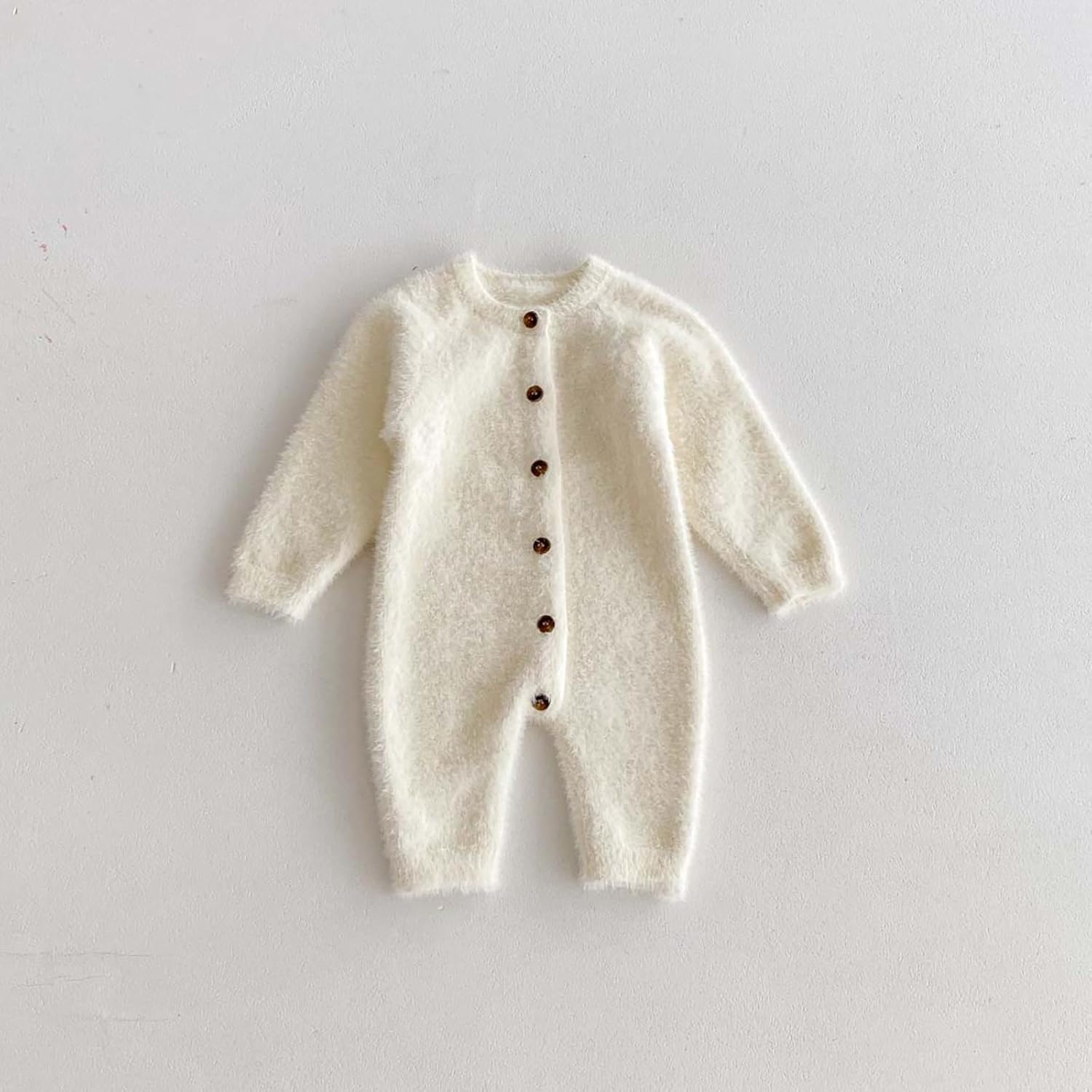 Newborn Baby Halloween ROMPER with Print and Buttons