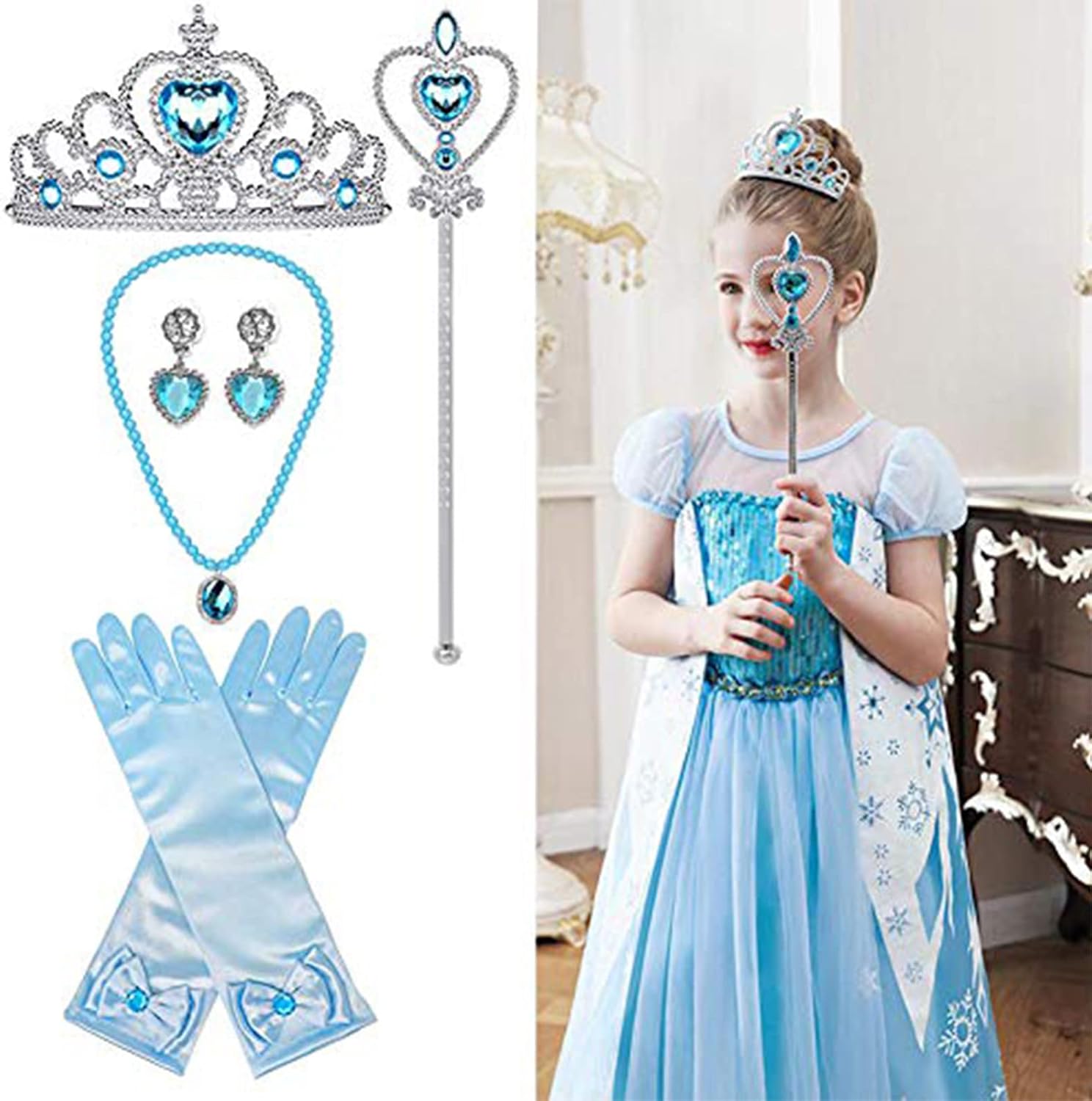Orgrimmar Princess Dress Up Accessories Set for Kids Girls