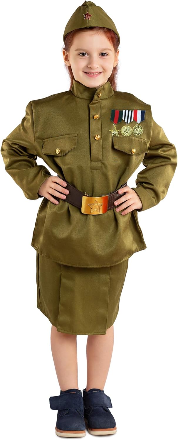 Skeleteen Costume Military Officer Medals