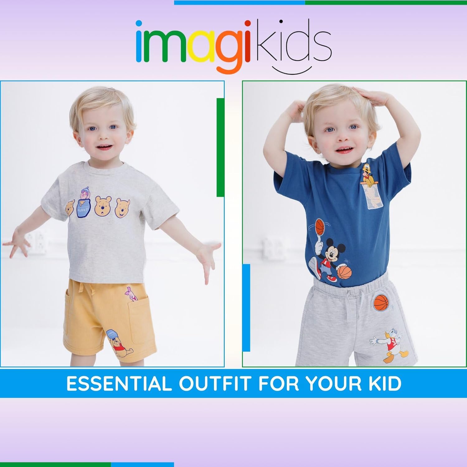 Disney Kids T-Shirt Shorts Set