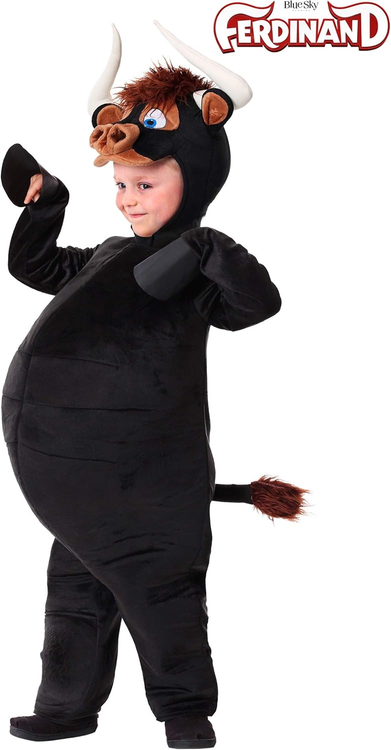 Toddler Ferdinand Bull Costume Jumpsuit