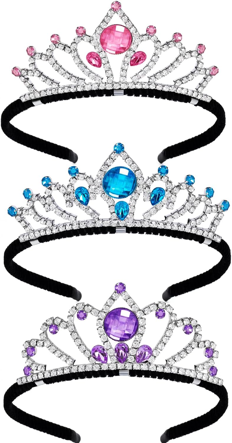 Rhinestone Princess Tiaras - GLOW with Elegance for Kids