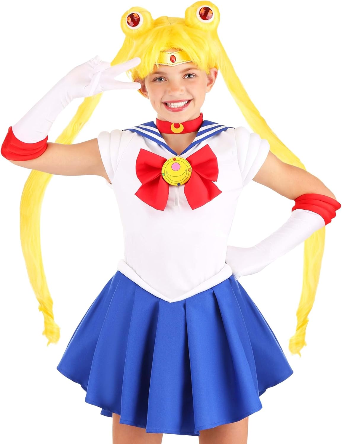 Fun Costumes Sailor Moon Kids Wig Standard