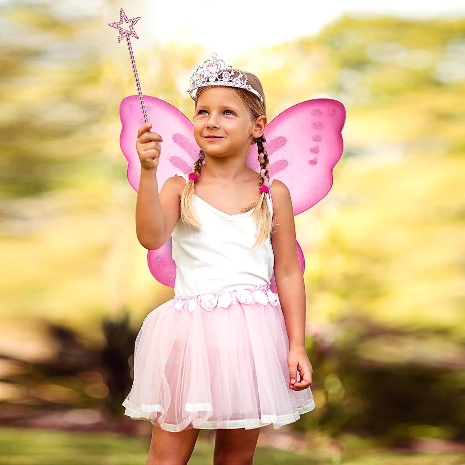 Sratte Fairy Princess Butterfly Wings costume set