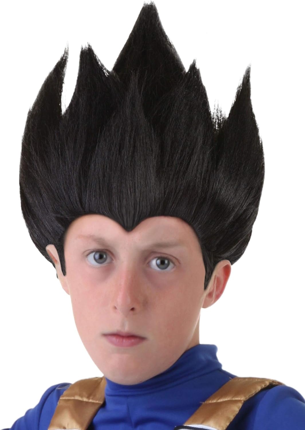Kids Dragon Ball Vegeta Cosplay Wig with Matchstick Comb