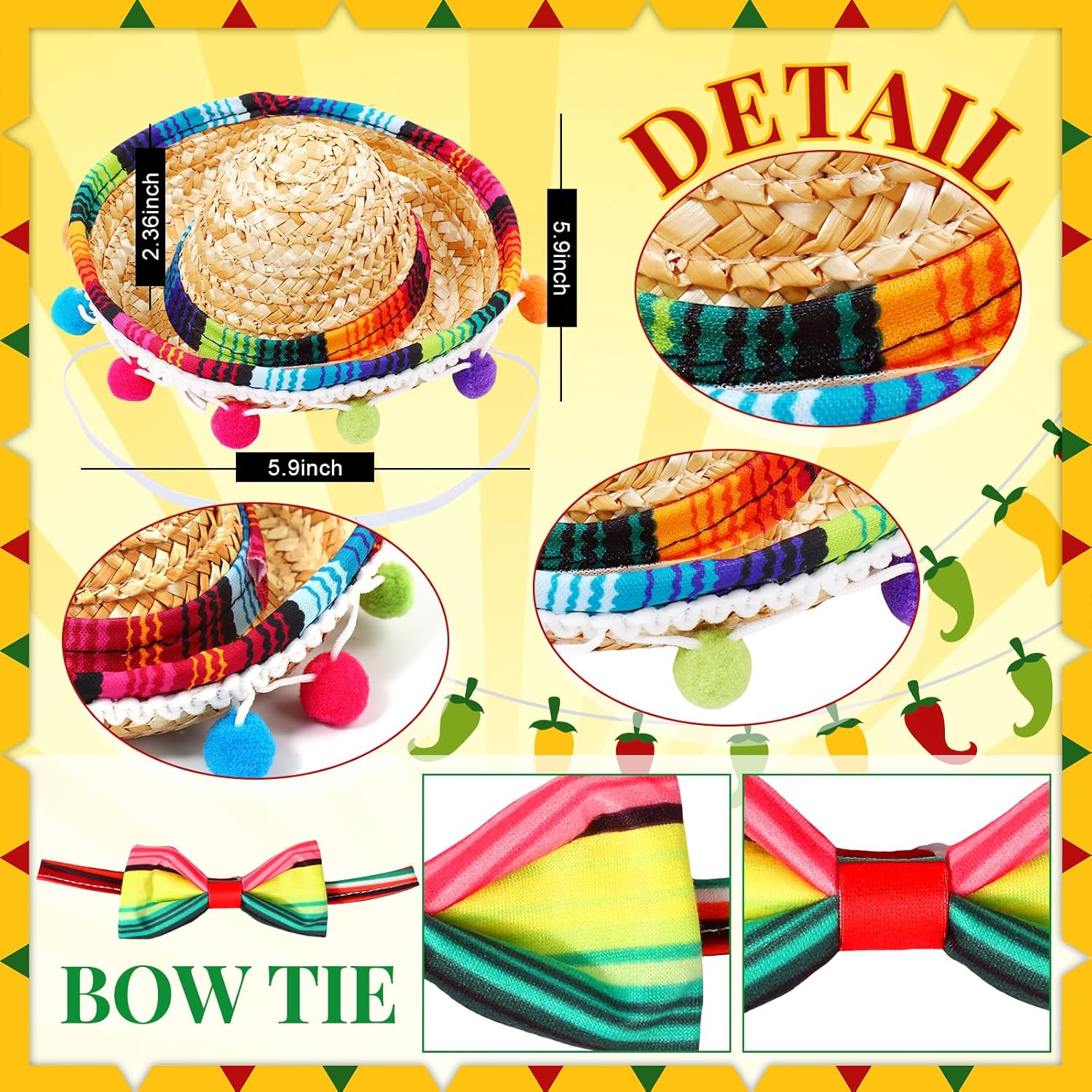 Geyoga Baby 1st Birthday Mexican Outfit suspender cake smash Halloween costume