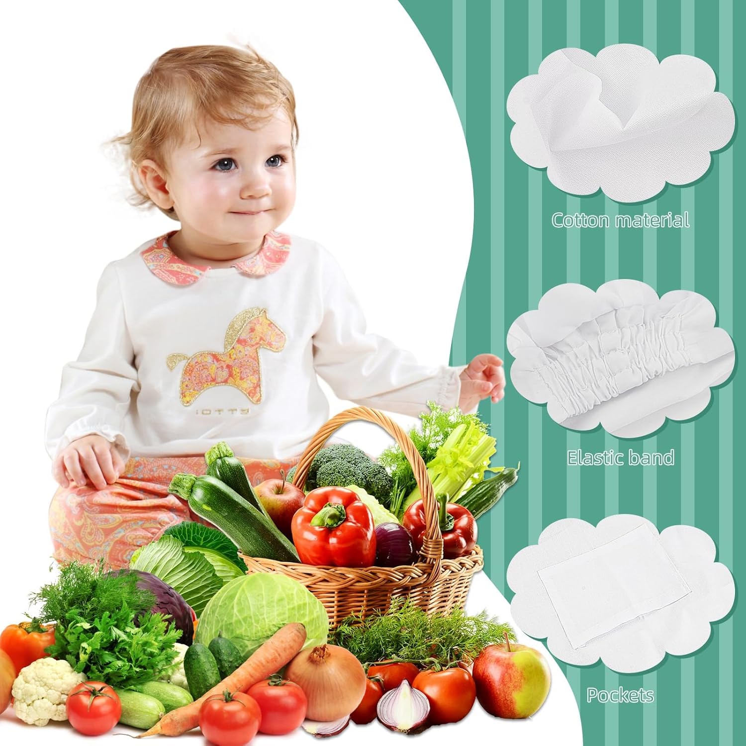 2-Piece Newborn Baby Chef Coordi