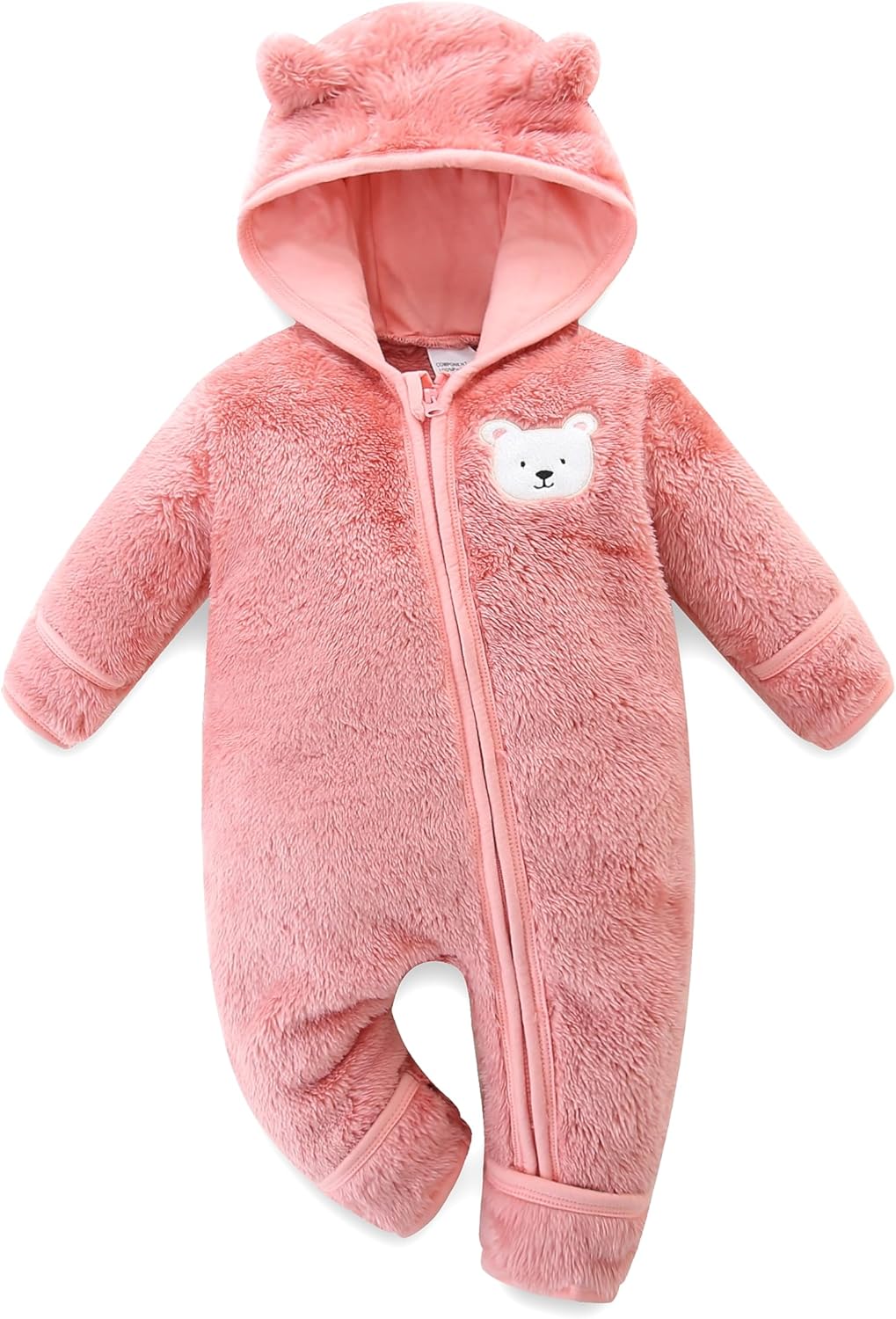 Fluffy Winter Jumpsuit for Babies