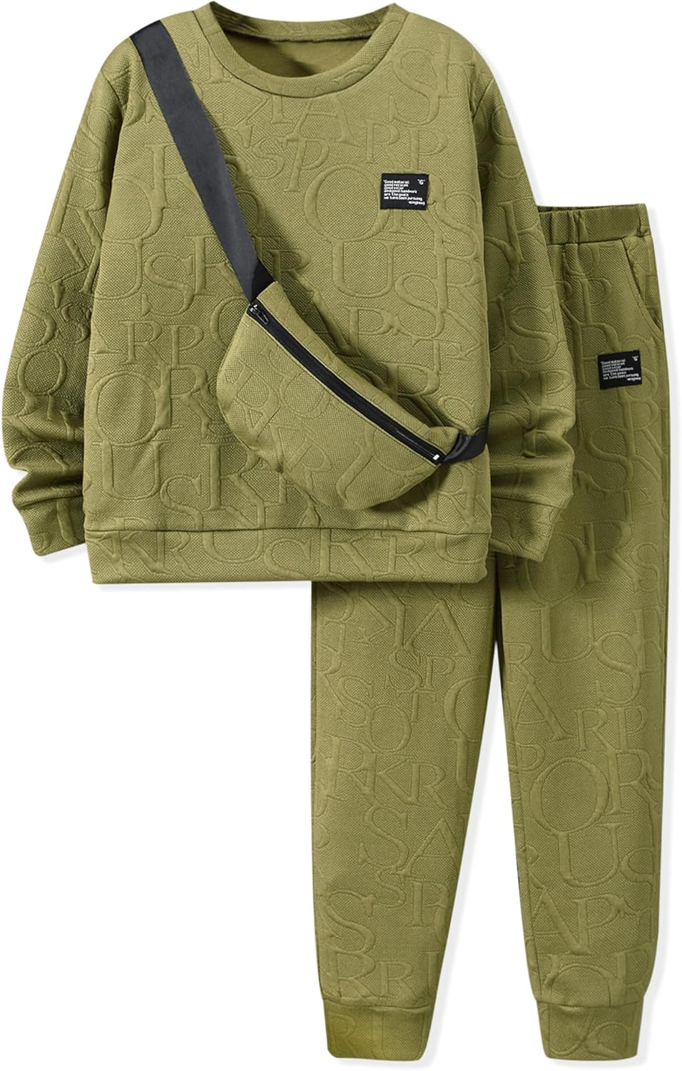 HIHA Boys Sweatsuit Set Comfort Style for FallWinter