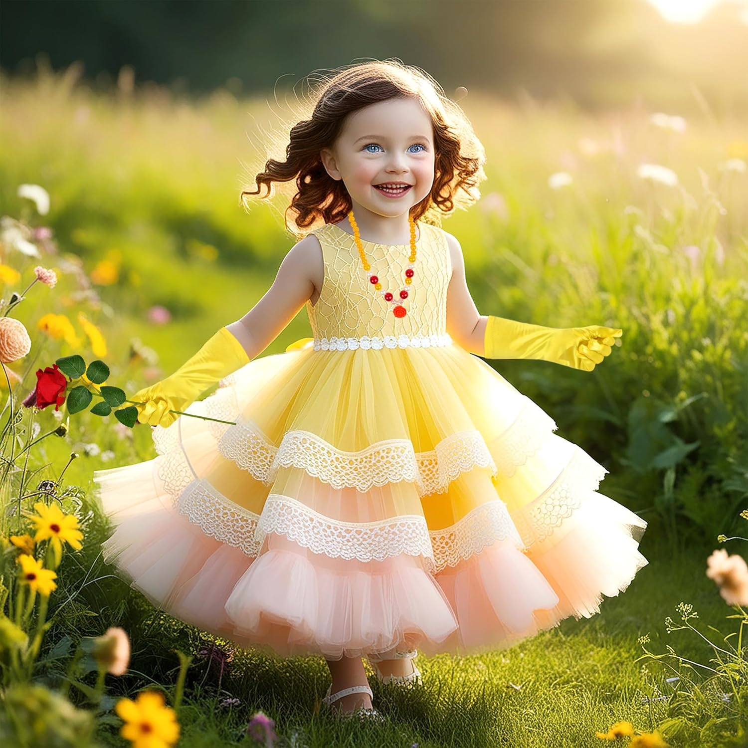 U-Gofort Yellow OCI Princess Accessories for Girls