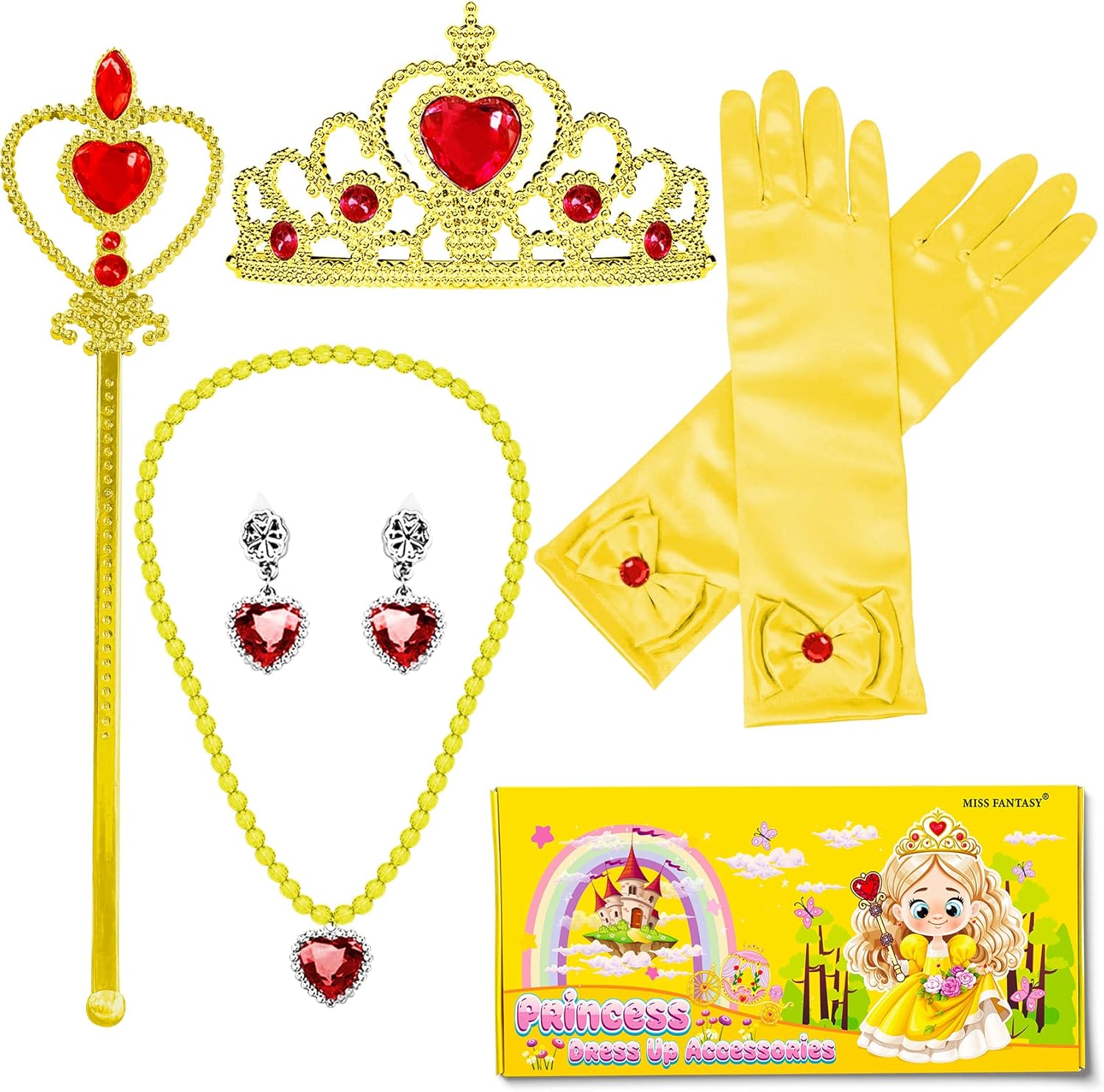 Princess Dress Up Accessories Set for Kids Girls