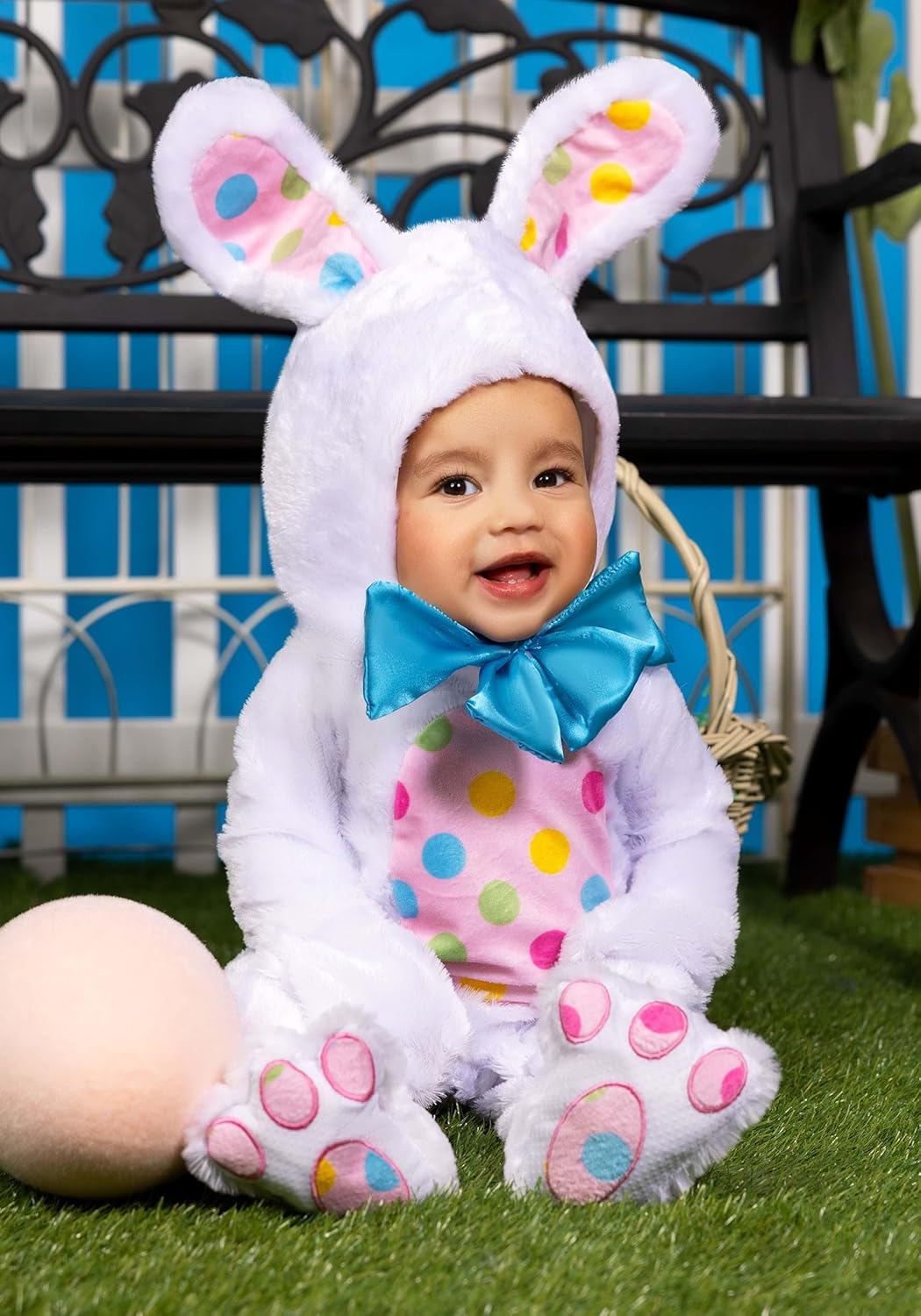 Fun Easter Bunny Jumpsuit for Infants