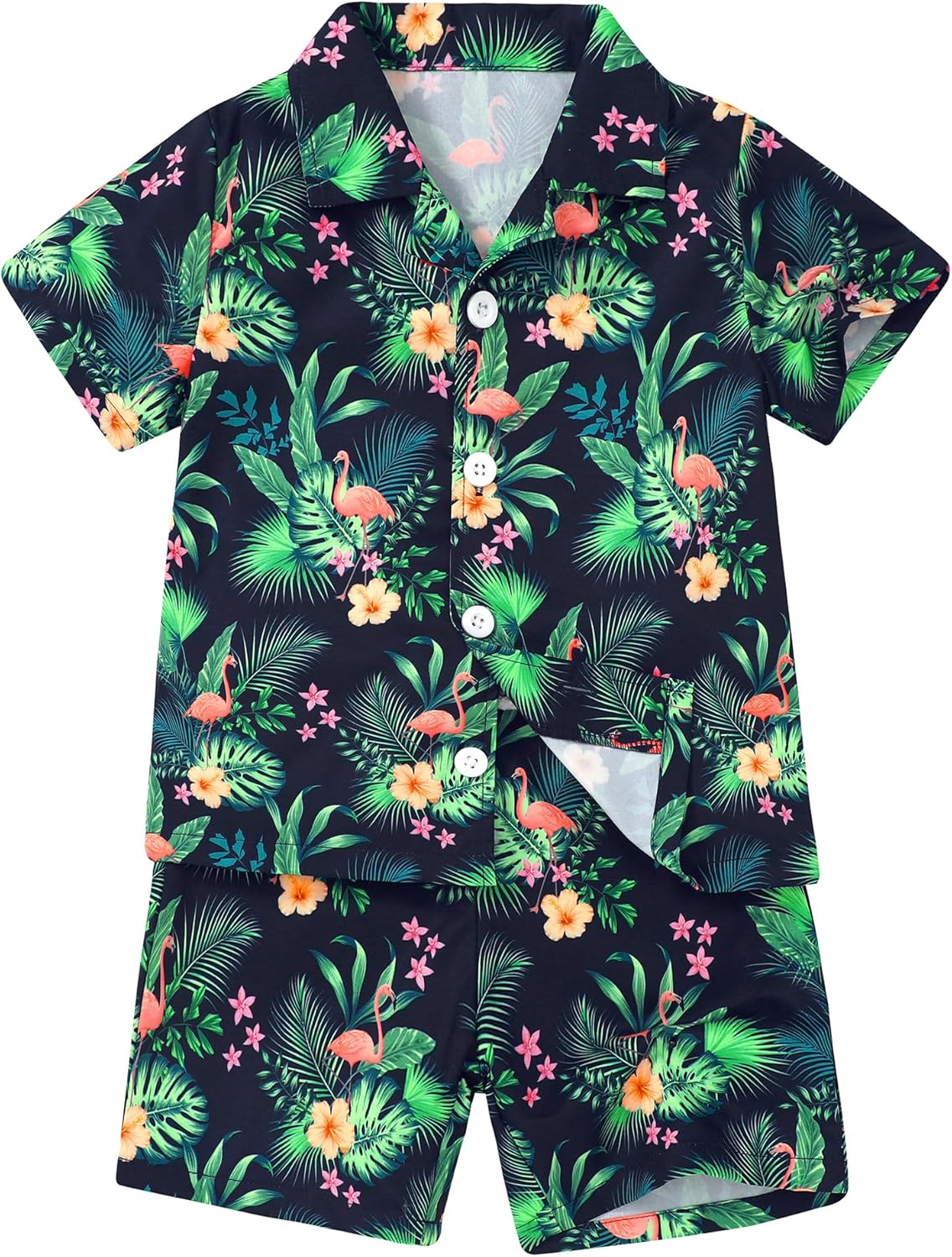 Perfect Boys Hawaiian Outfit 2Pcs Set for Kids