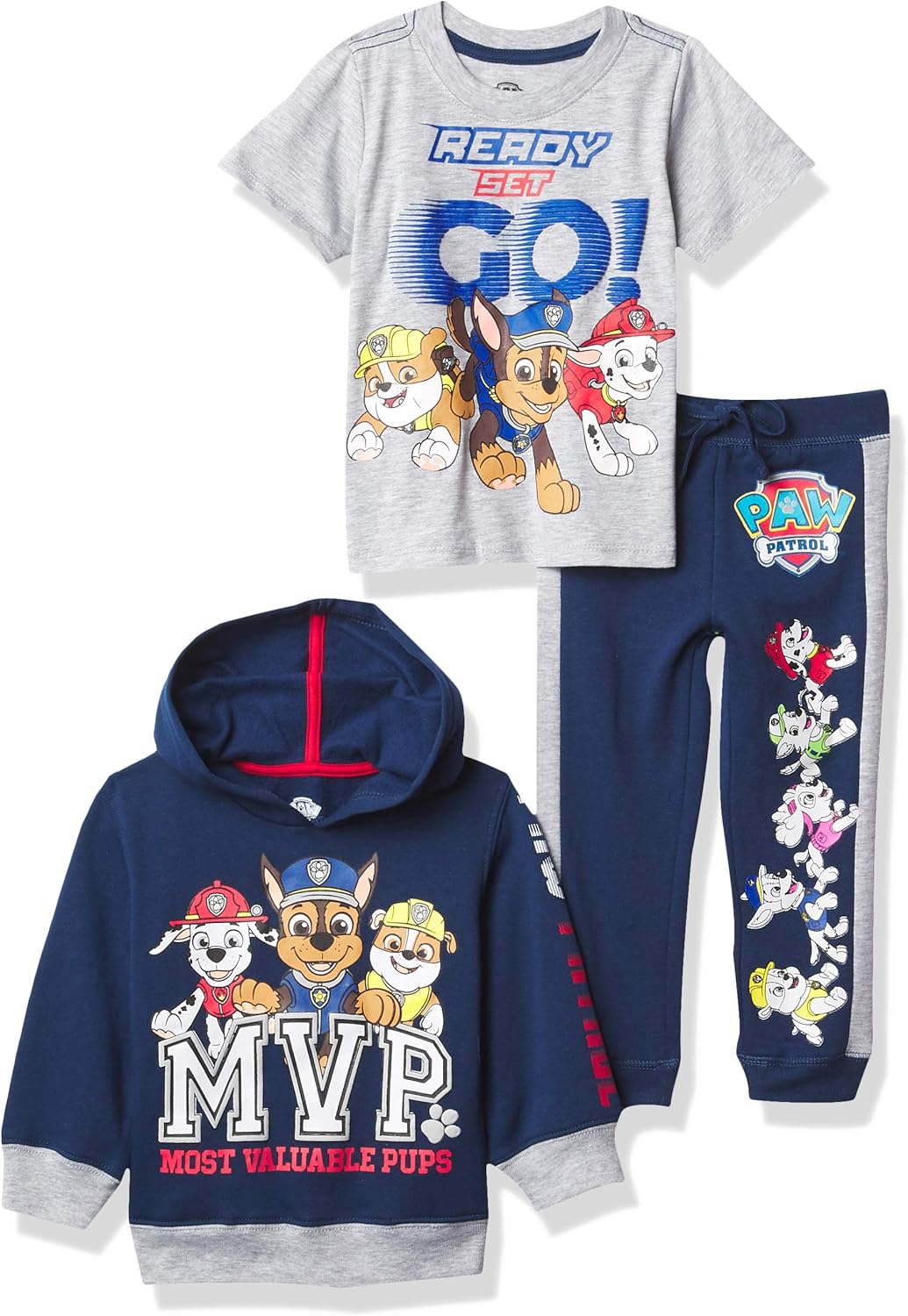 Paw Patrol Graphic Outfit For Boys Nickelodeon Toddler Collection adventure ready