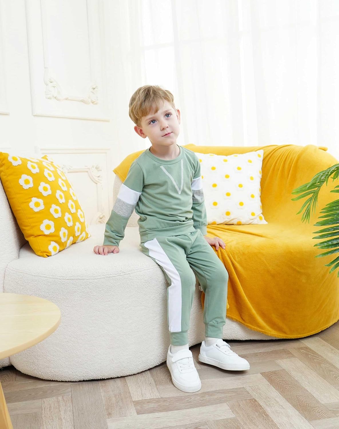 Stylish Colorblock Set for Kids