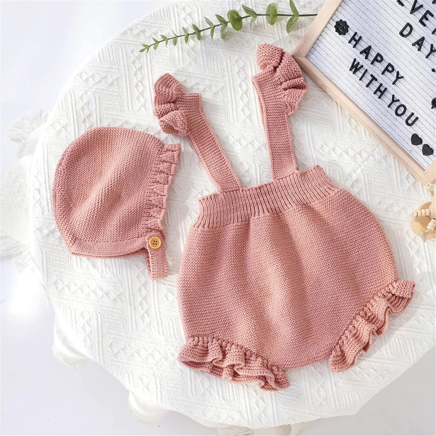 Newborn Baby Girl Ruffle Romper Pink Halloween Christmas Costume
