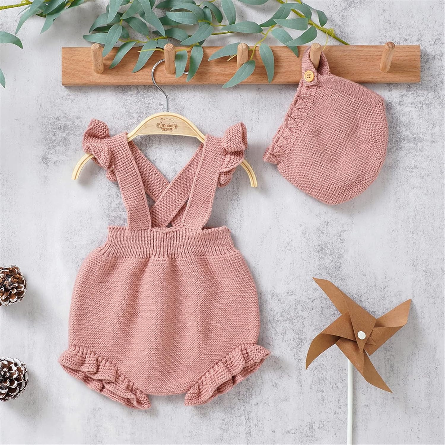 Newborn Baby Girl Ruffle Romper Pink Halloween Christmas Costume