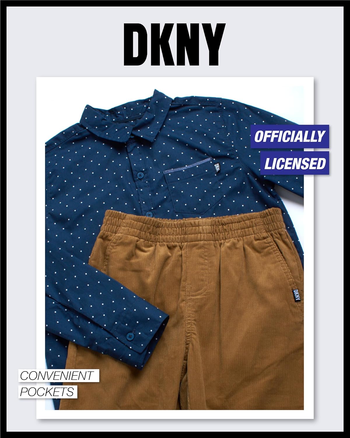 DKNY Boys - 2-Piece Casual Outfit for Kids 4-12