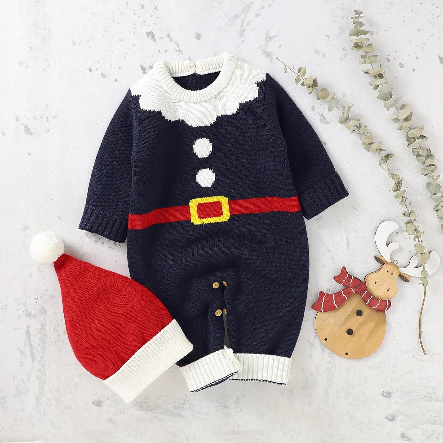 My First Christmas Romper