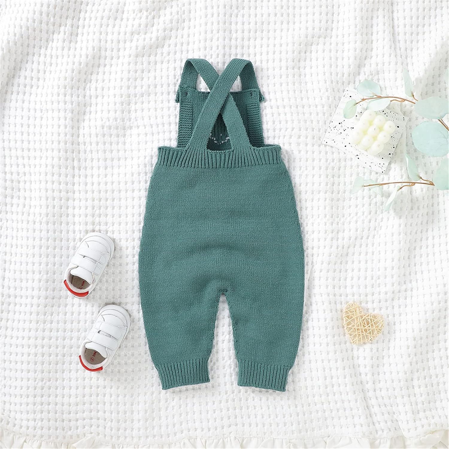 Adorable Heart Pattern Romper for Baby