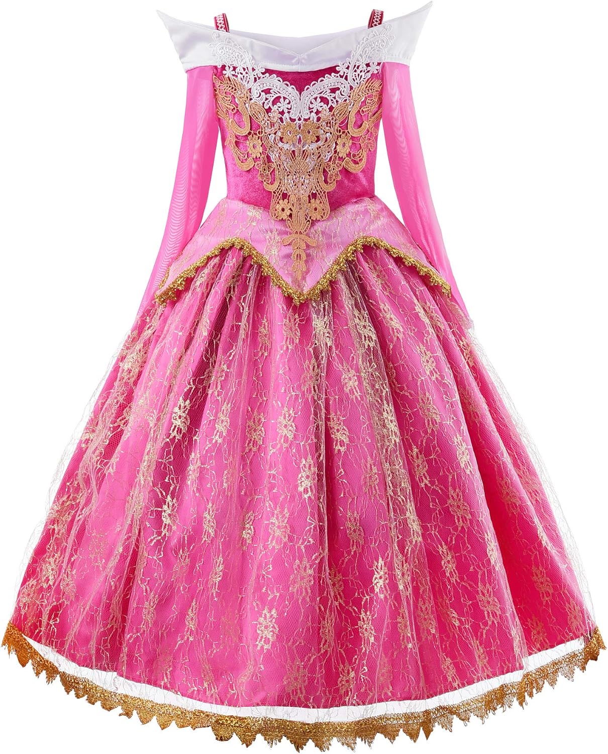 JerrisApparel Girls Pink Princess Costume Halloween Costumes