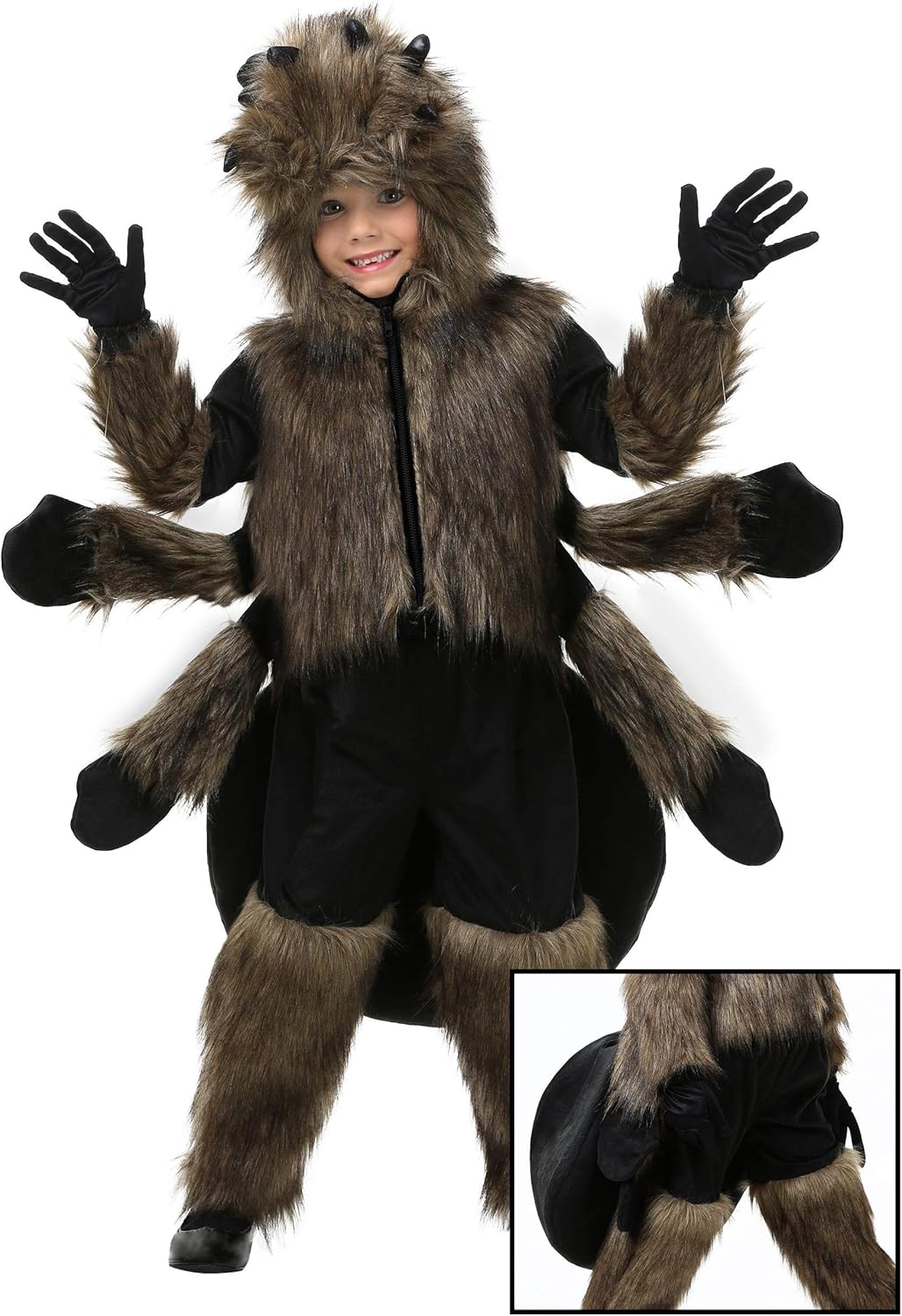 Furry Spider Costume for Toddler