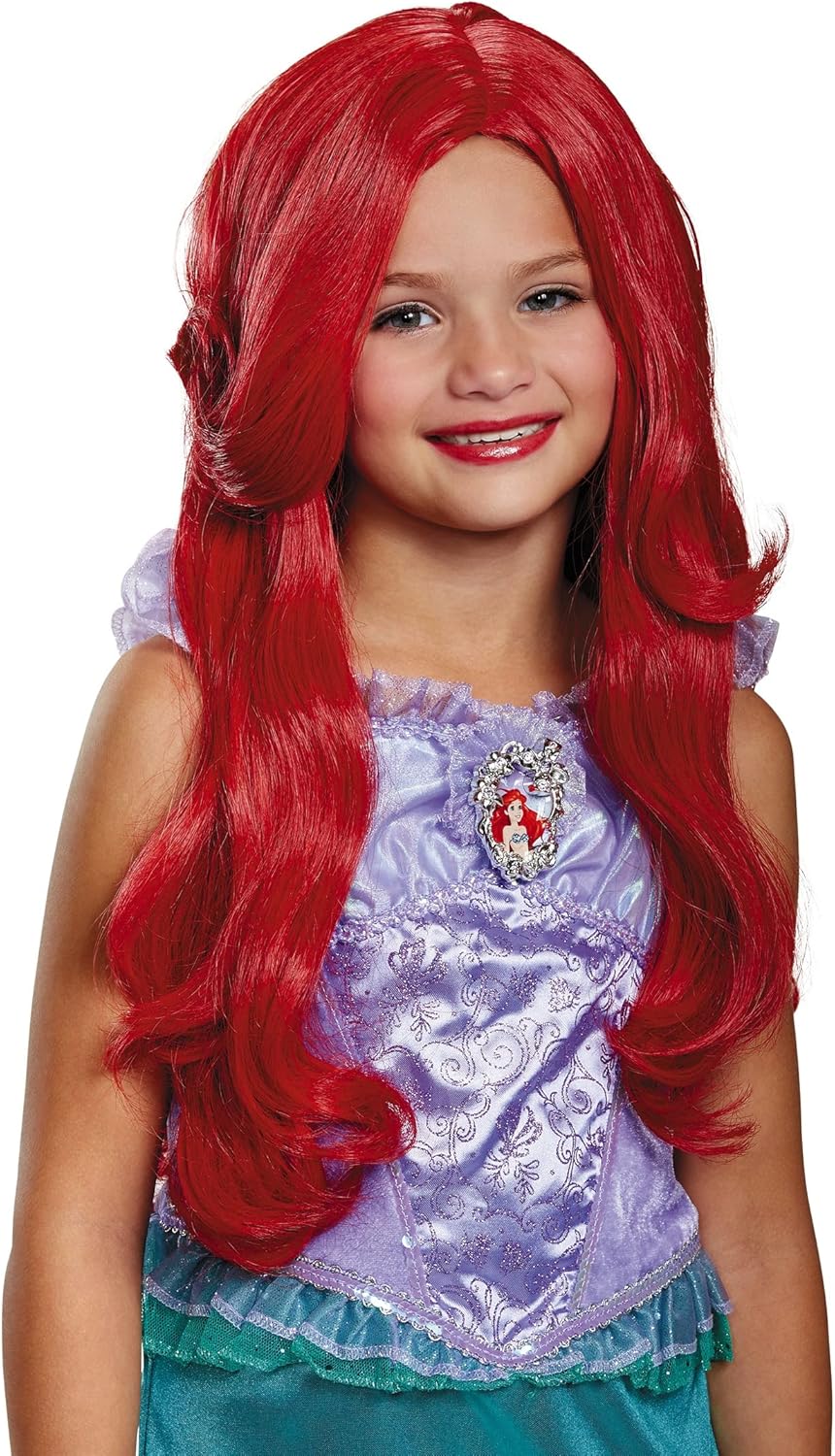 Disguise Disney Princess Ariel Little Mermaid Girl Wig