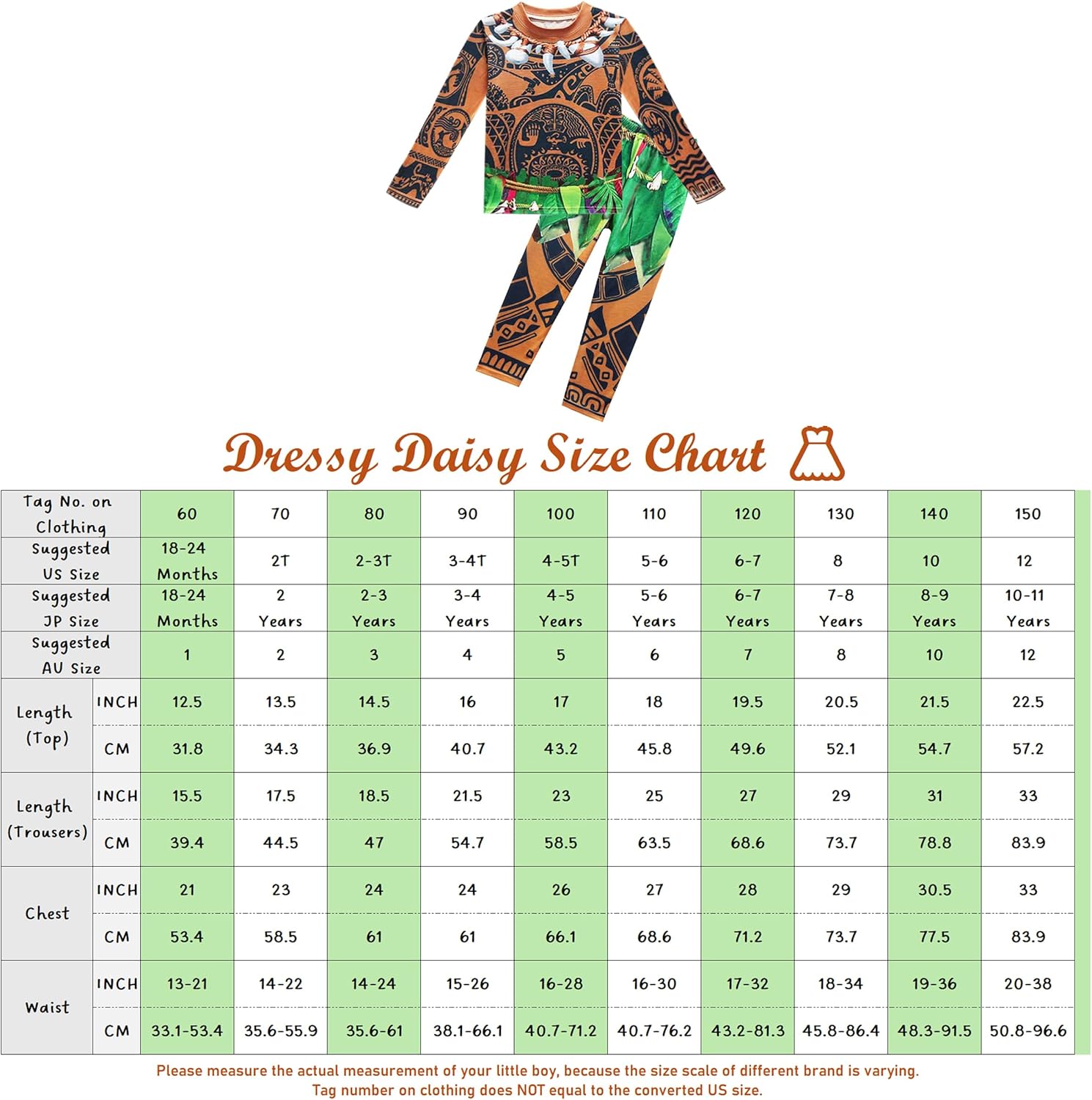 Dressy Daisy Boys Halloween Pajama Set
