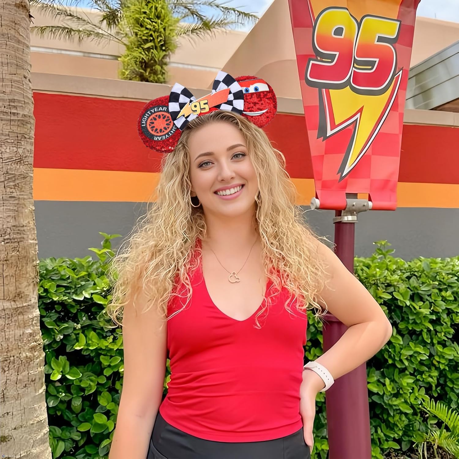 UNSPAZ Mouse Ears Headband Spun for Kids