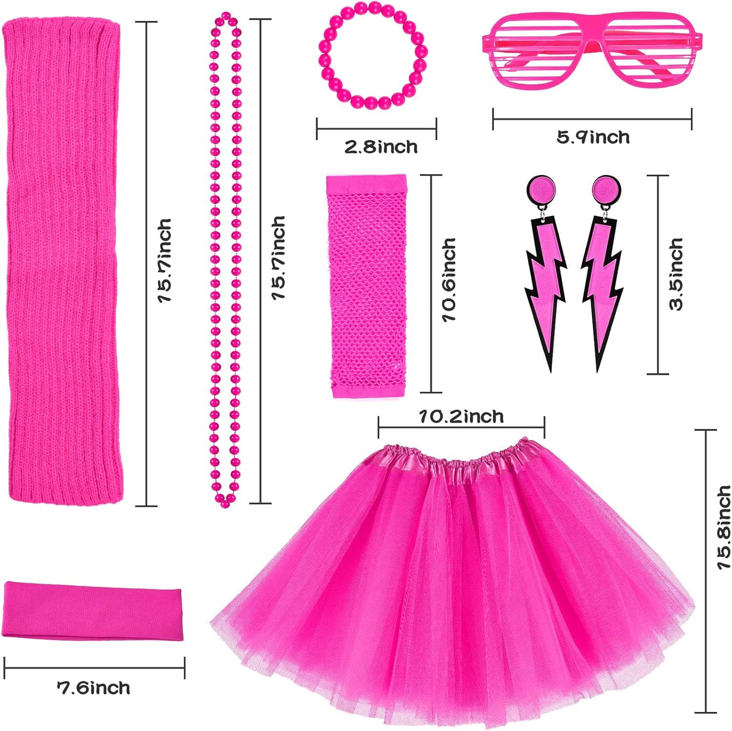 1980s Party Accessories for Girls Retro Cosplay costumes 80s theme