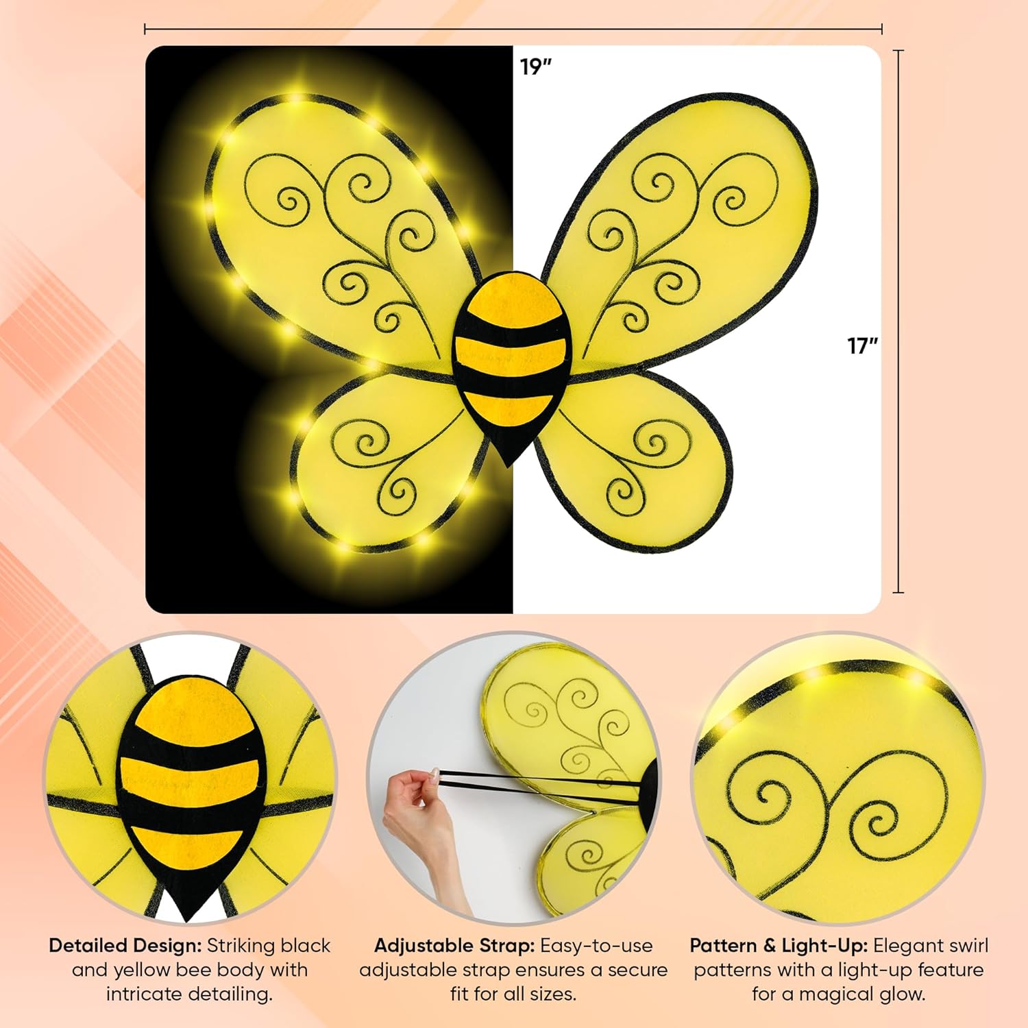 Bumblebee Costume Accessories by Funcredible