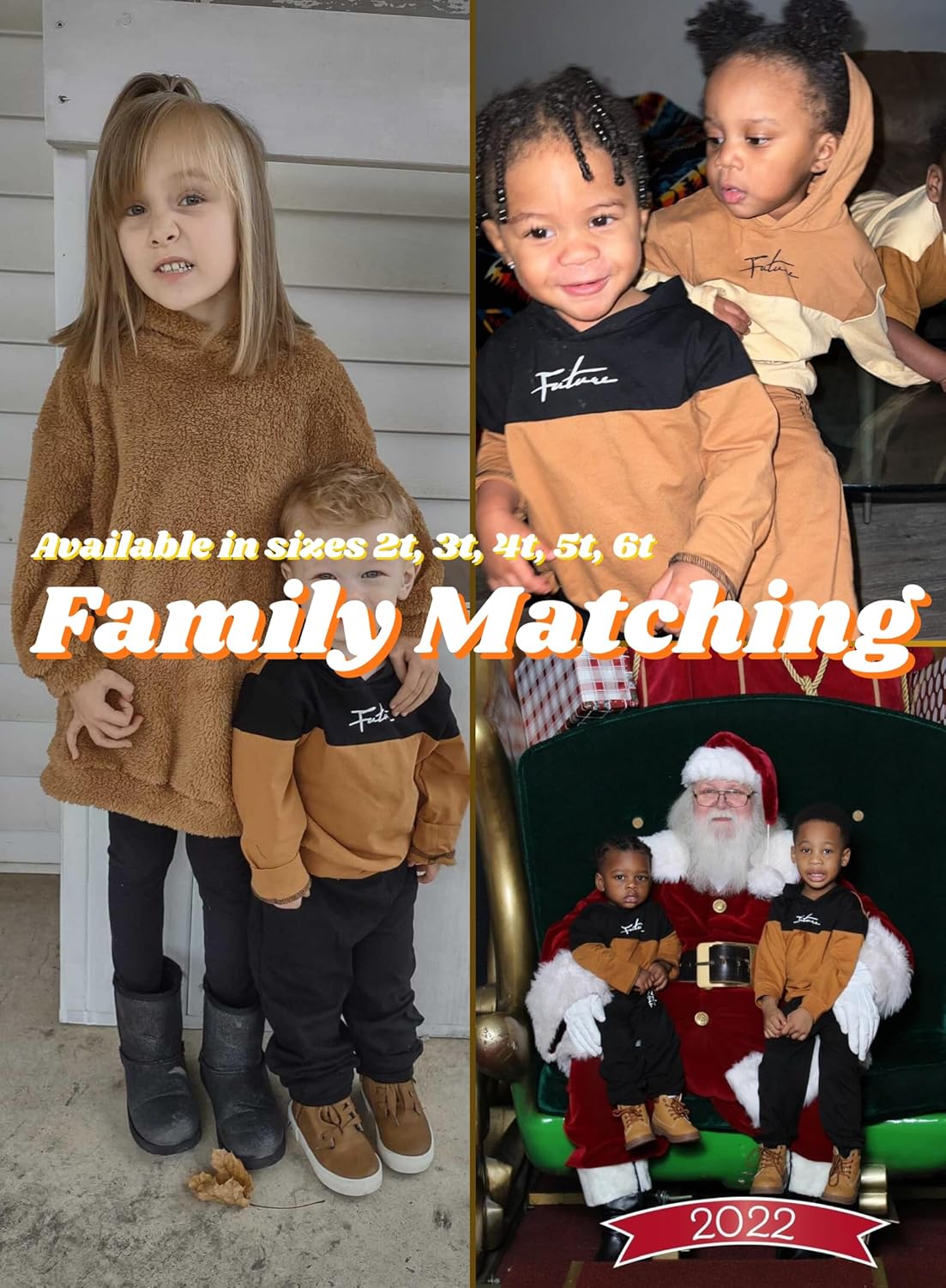 BOMDEALS Christmas Toddler Boys Sweatsuit Set