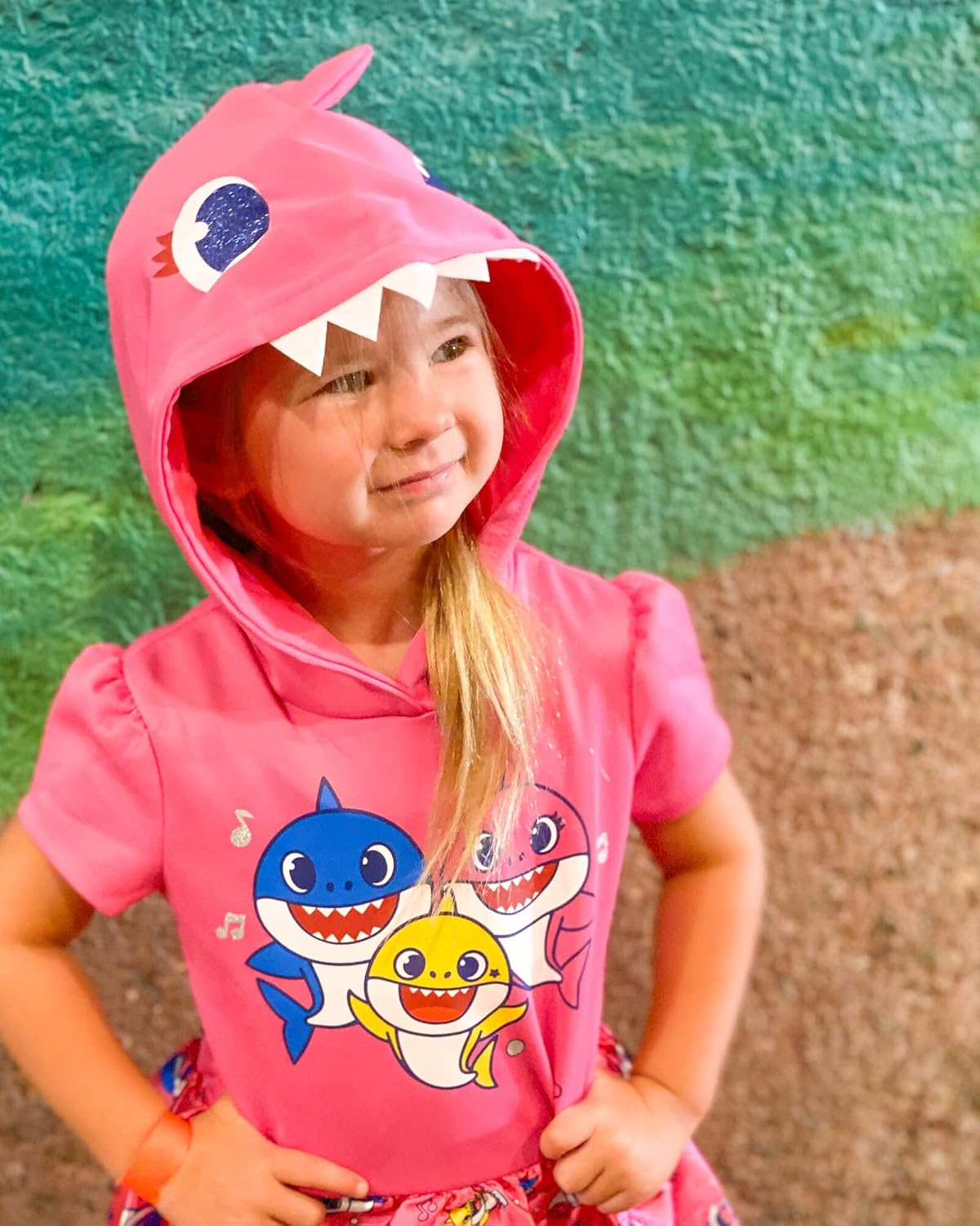 Cute Fun Pinkfong Baby Shark Dress for Kids Mommy Daddy Shark Costume