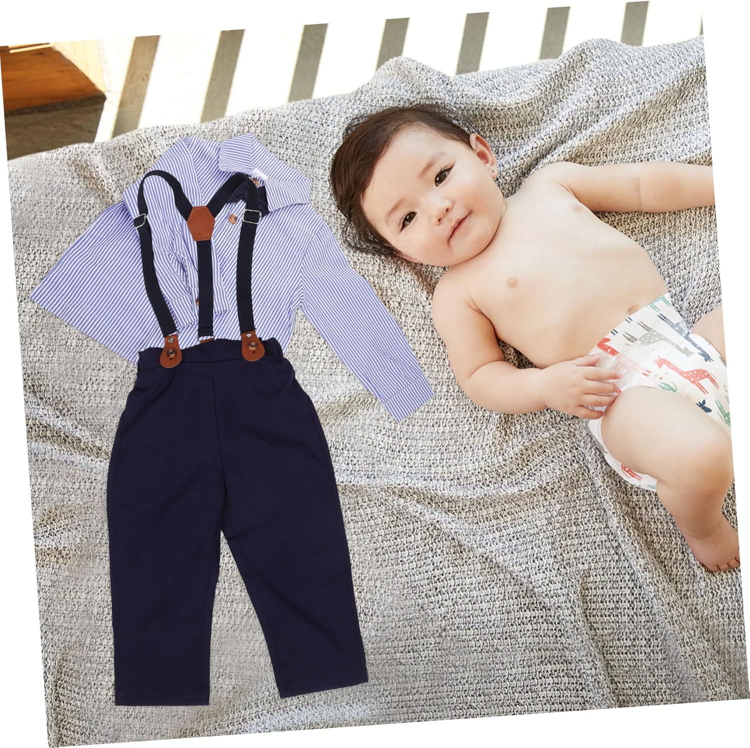 FOMIYES Boys Long Sleeve Oversight Set for SpringFall
