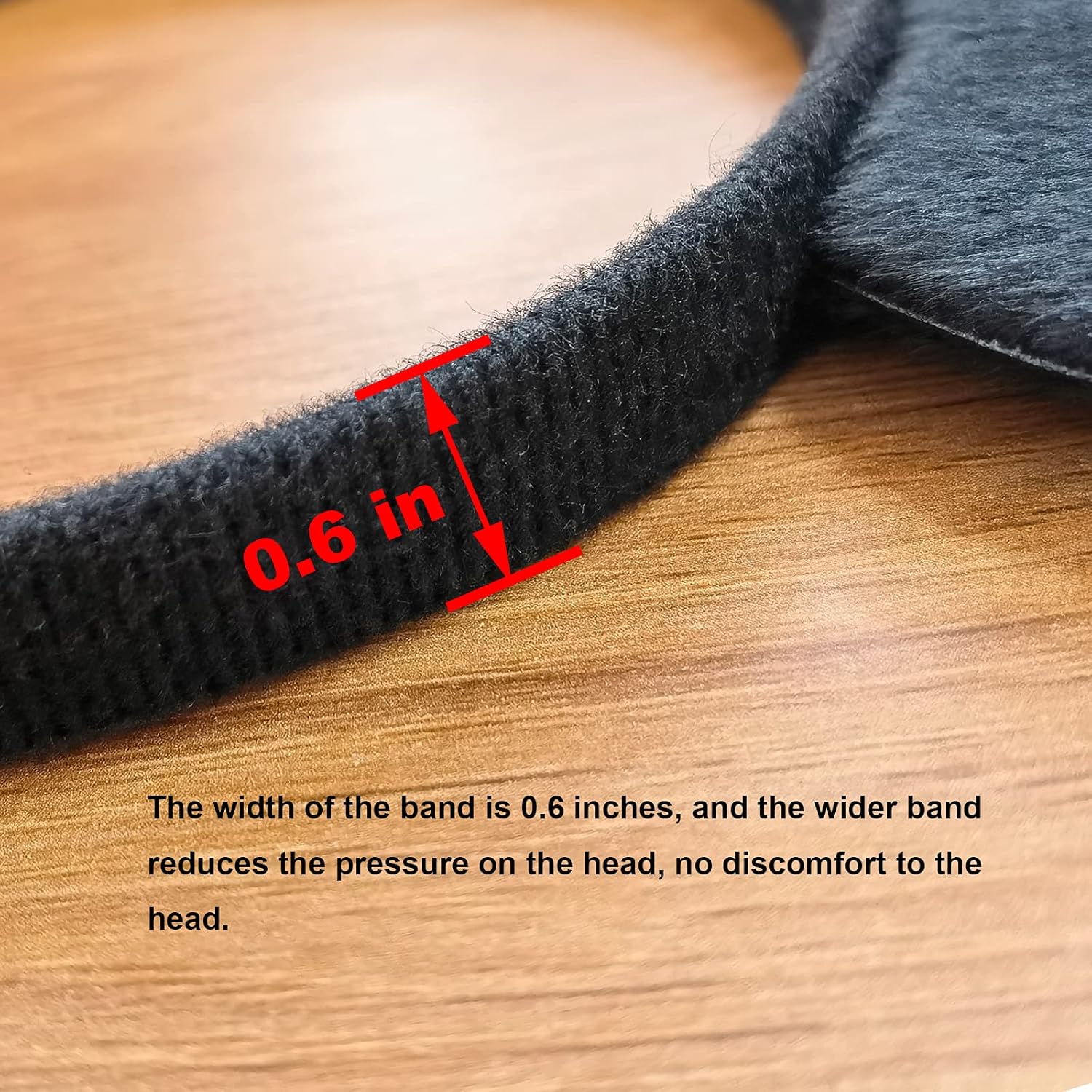 CHuangQi Mouse Ears Headband for Kids Set of 2 Solid Black