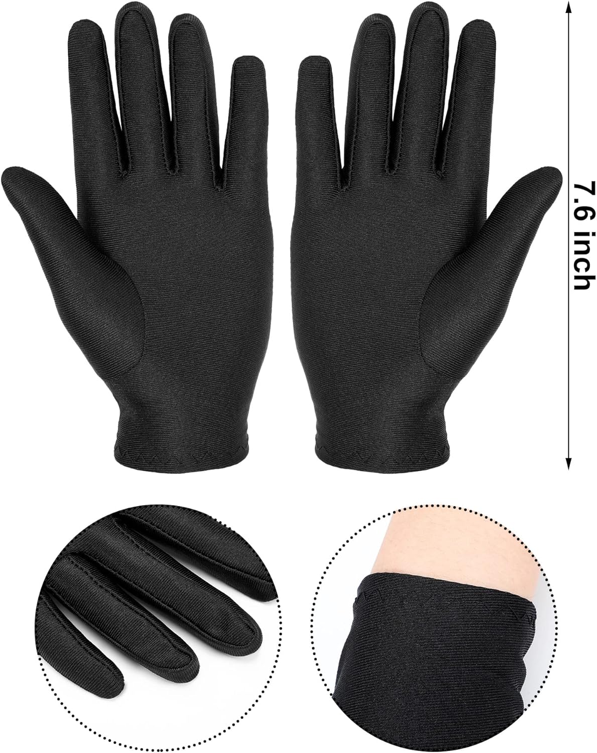 SATINIOR 6 Pairs Halloween Trick Costume Gloves for Kids Girls and Boys