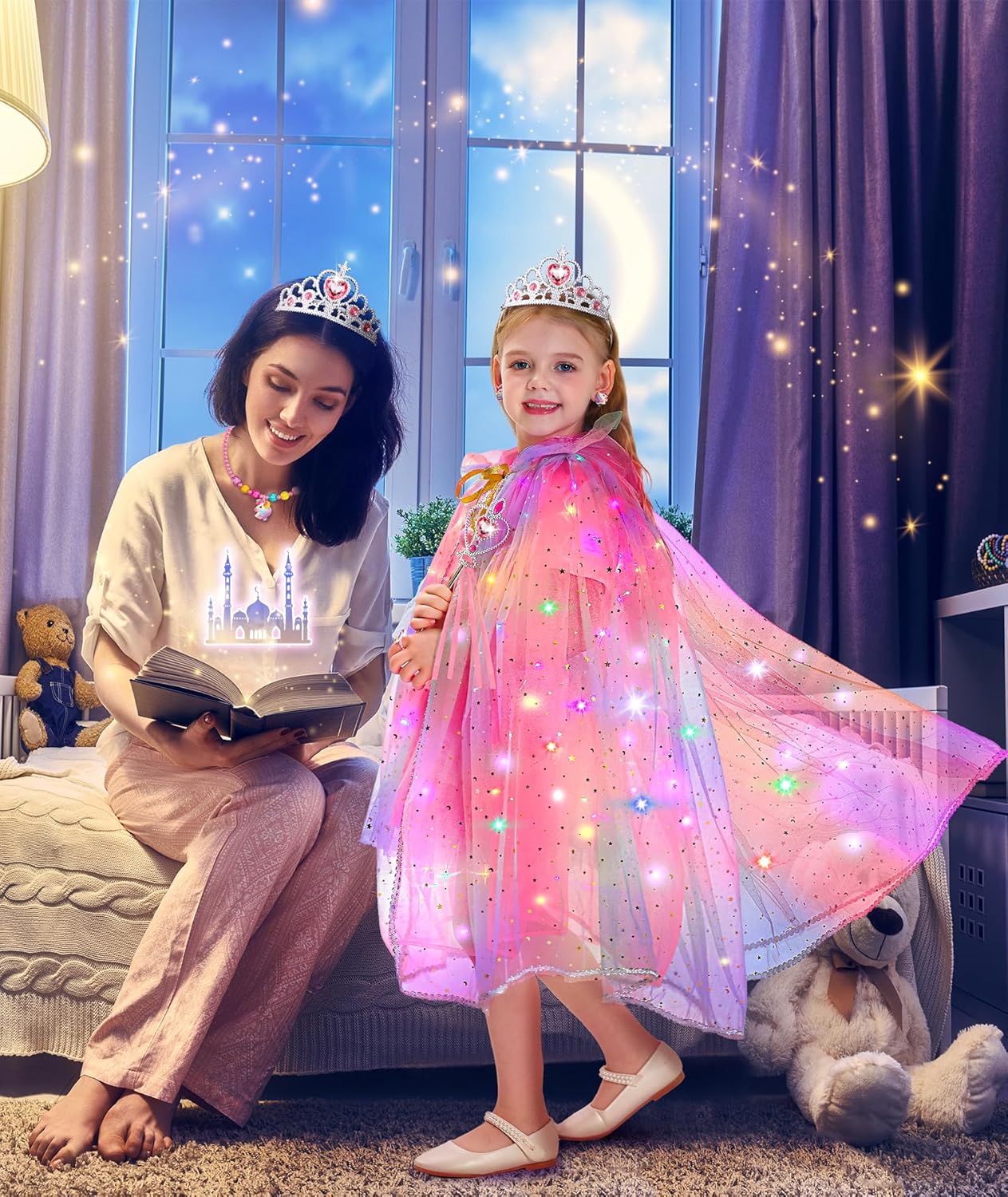 DOLNOW Princess Dress Up Set for Girls