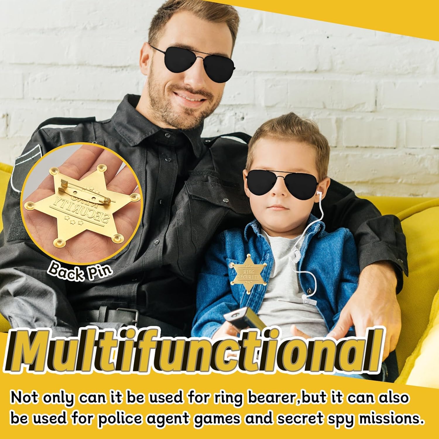 Premium Security Spy Ring Bearer Set for Kids