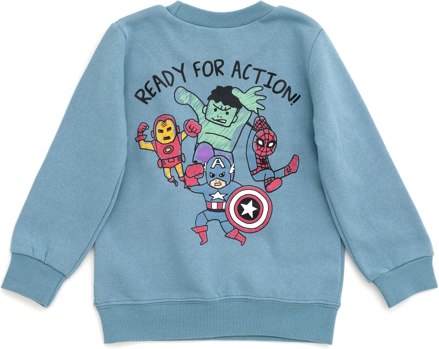 Marvel Avengers Action Fun Toddler Boys Fleece Set Perfect Fall Winter Outfit