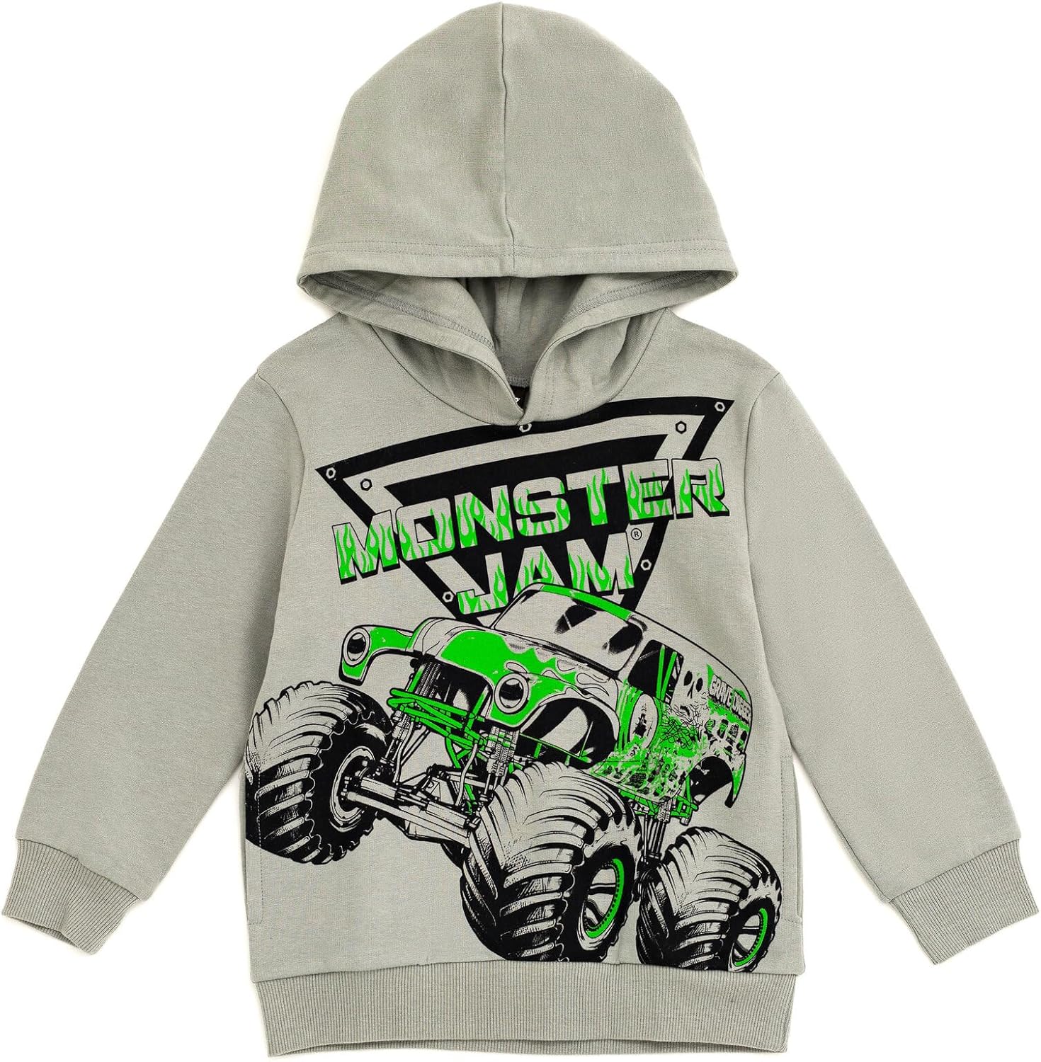 Monster Jam Grave Digger Monster Mutt Long Sleeve Hoodie Pants Set