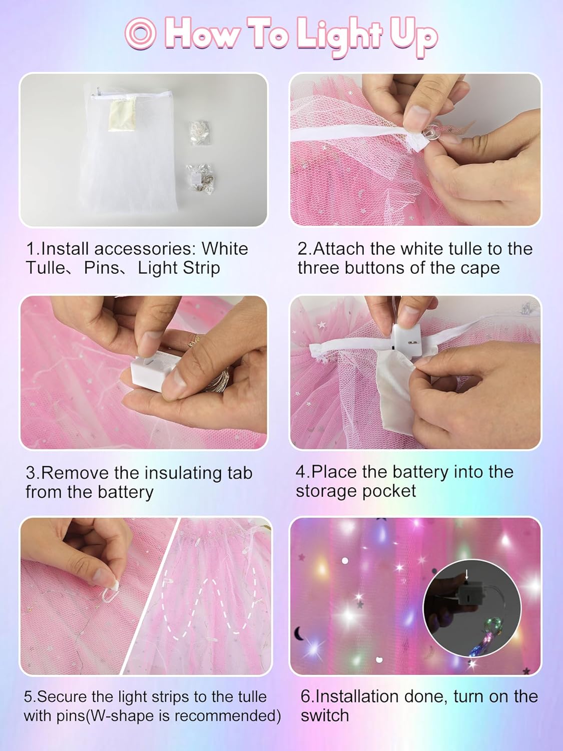 Light-Up Princess Costumes for Girls